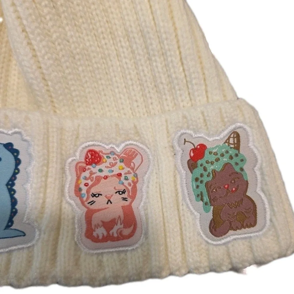 NEW‎ Moriah Elizabeth Rainbow Pompom Character Hat